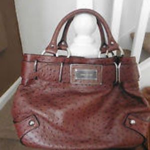 KAREN MILLEN  Handbag with ostrich embossing used
